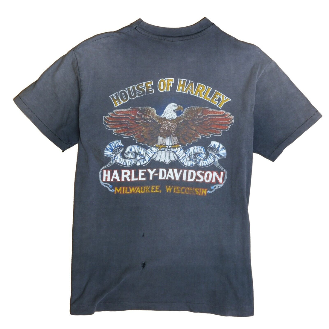 Vintage Harley Davidson Motorcycles Legend Takes Wing T-Shirt Size Large 90s