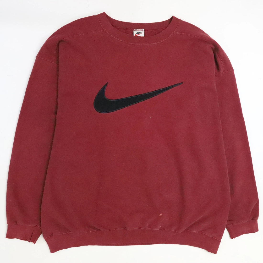 Vintage Nike Crewneck Sweatshirt Size 2XL Red Big Swoosh 90s