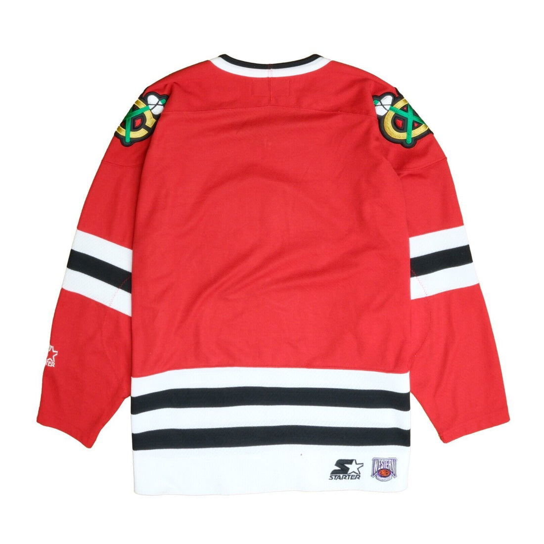 Vintage Chicago Blackhawks Starter Jersey Size Medium Red NHL
