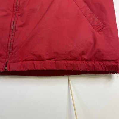 Vintage Polo Ralph Lauren Bomber Jacket Size Medium Red Down Insulated