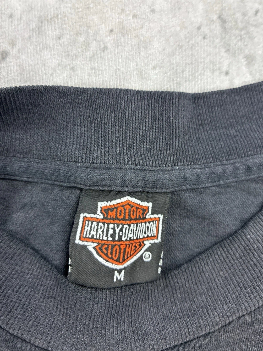 Vintage 3D Emblem Harley Davidson Survival Of The Fittest T-Shirt Medium 1991