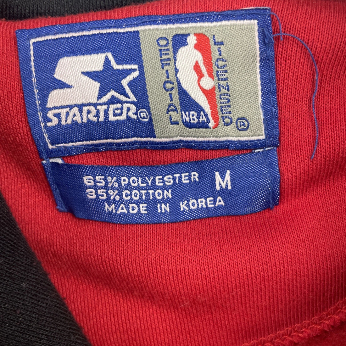 Vintage Chicago Bulls Starter Sweatshirt Hoodie Size Medium 90s NBA