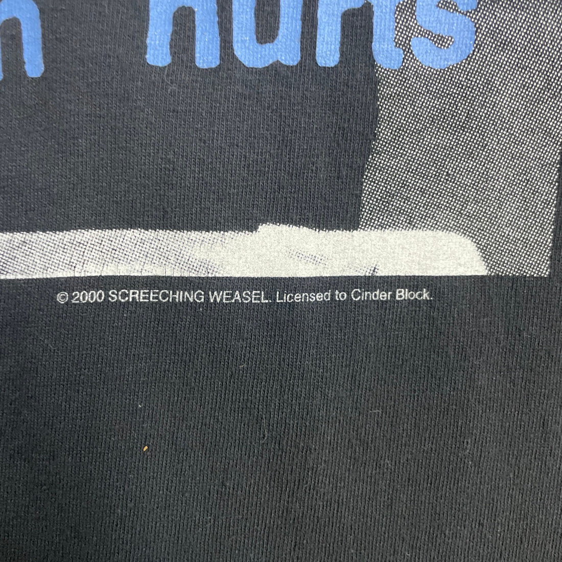 Vintage Screeching Weasel My Brain Hurts T-Shirt Size XL 2000