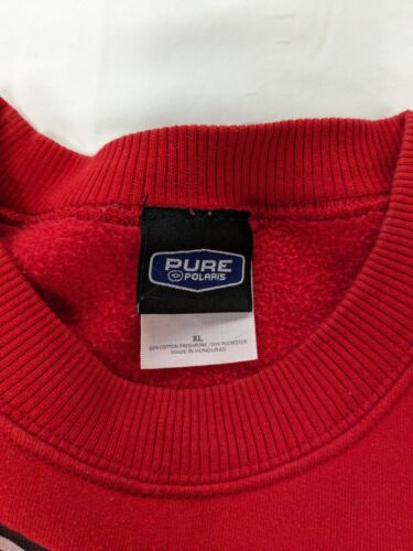 Vintage Polaris Edge X Snowmobile Sweatshirt Crewneck Size XL Red