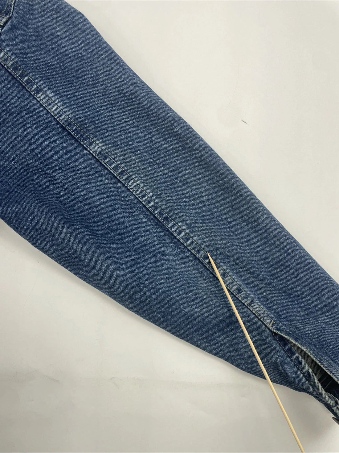 Vintage Denim Trucker Jacket Size Small Blue