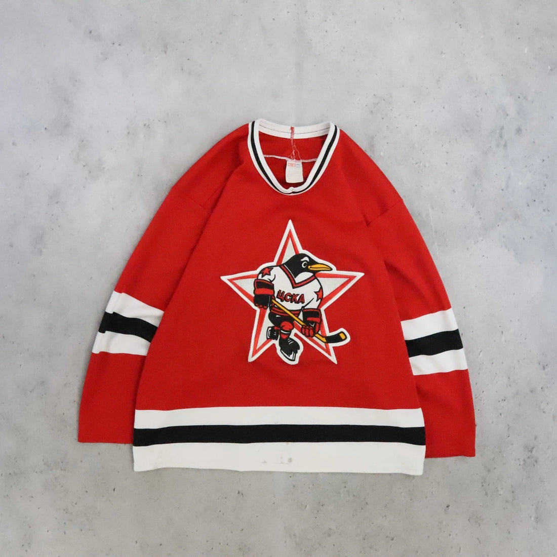 Vintage Russian Penguins CCM Jersey Size Large
