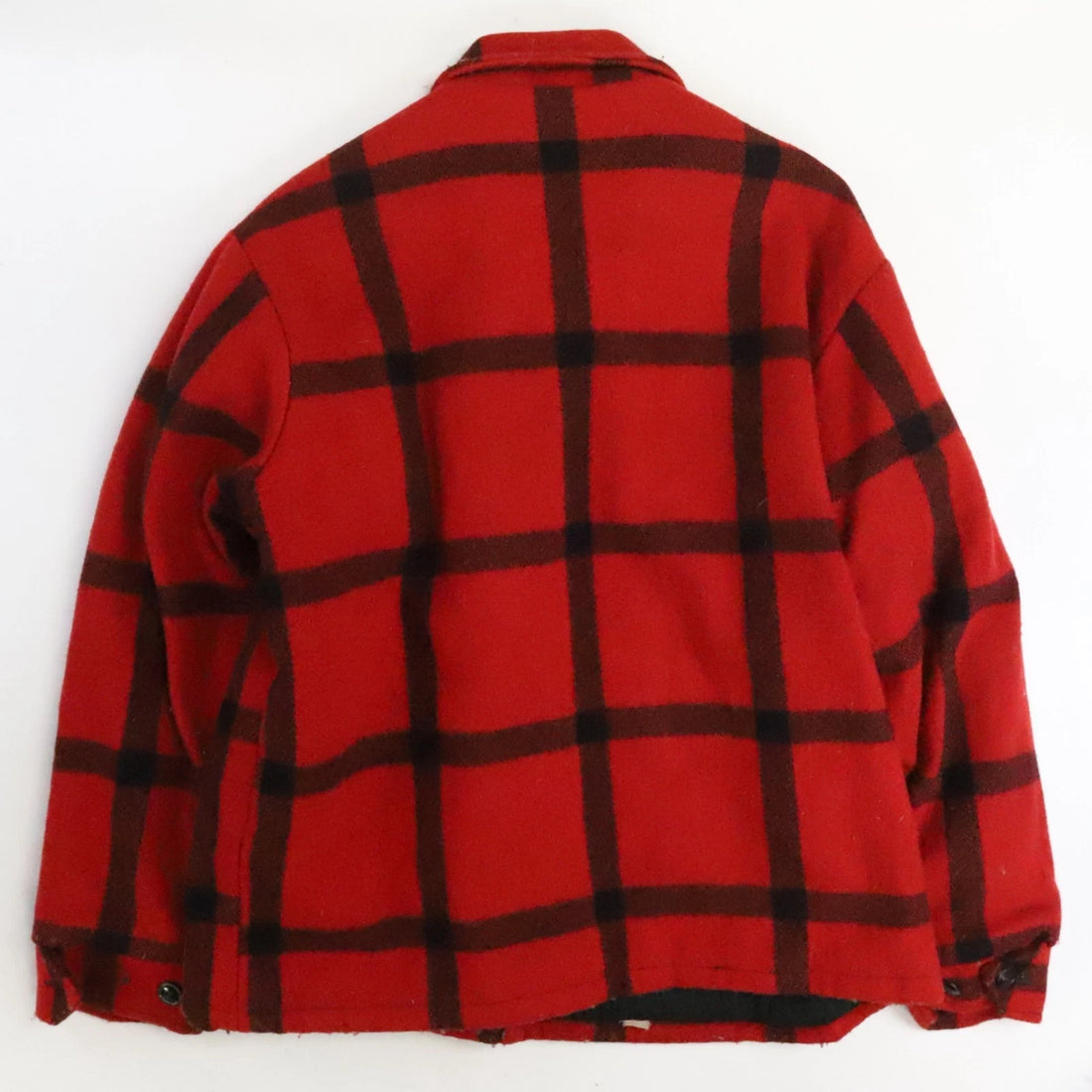 Vintage Monterey Club Wool Coat Jacket Size Large Plaid