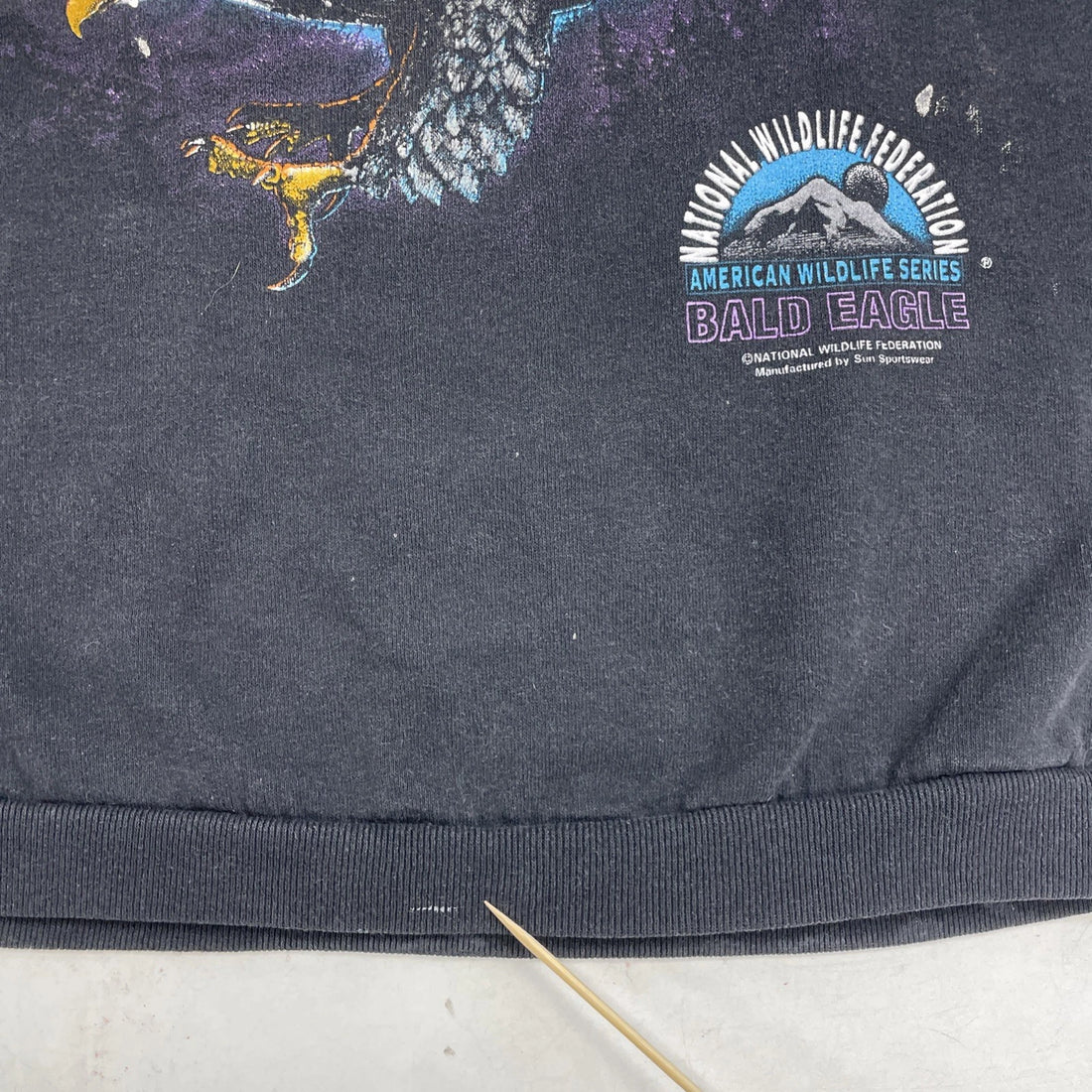 Vintage Eagle American Wildlife Crewneck Sweatshirt Size Large Nature