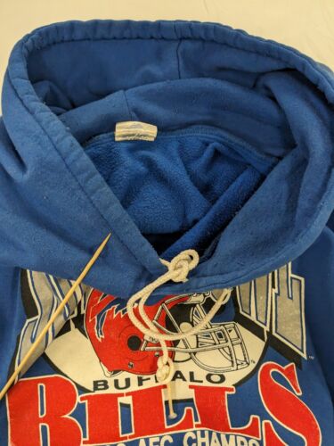 Vintage Buffalo Bills Helmet Super Bowl XXV Sweatshirt Size Large 1990 90s NFL