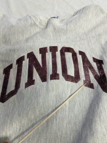 Vintage Union Champion Reverse Weave Sweatshirt Crewneck Size XL 90s