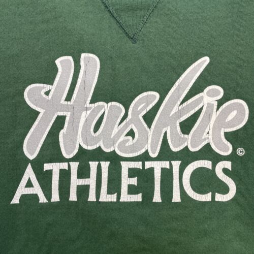 Vintage Huskie Athletics Russell Athletic Crewneck Sweatshirt Size Small 90s