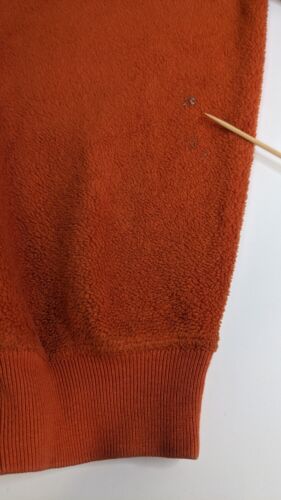 Gap Fleece Sweatshirt Hoodie Medium Orange