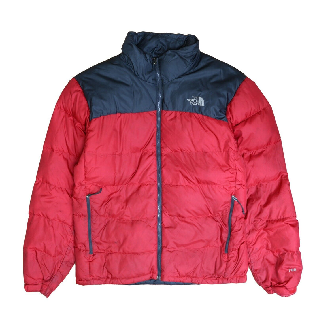 The North Face Puffer Jacket Size Large Red 700 Down Insulated