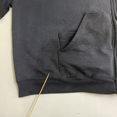 Vintage Harley Davidson Flame Eagle Skull Full Zip Sweatshirt Hoodie XL