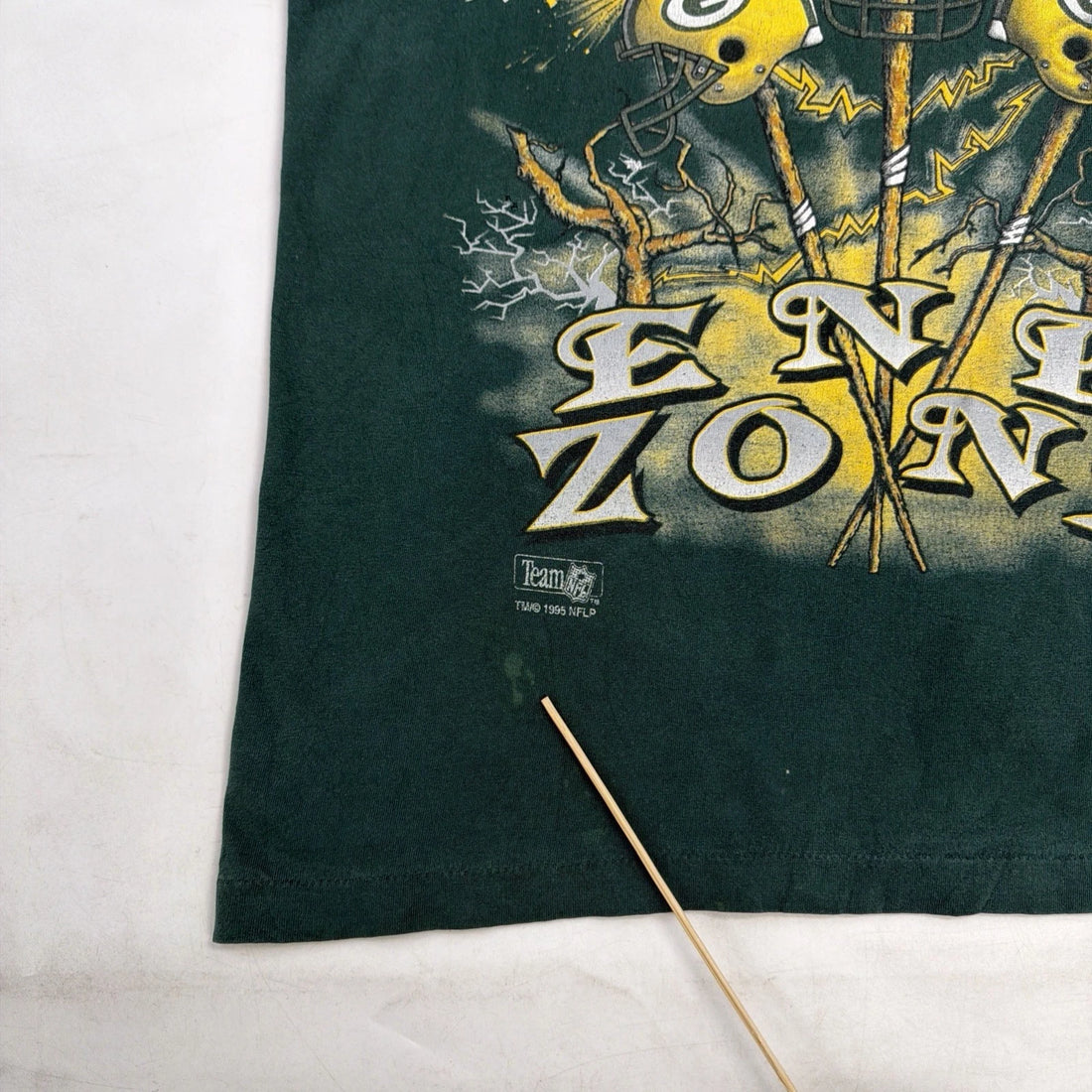 Vintage Green Bay Packers End Zone Magic Johnson Ts T-Shirt Large 90s NFL
