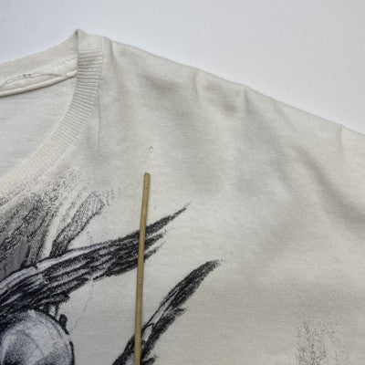 Vintage Loyalty Skull Skeleton T-Shirt Size XL Y2K