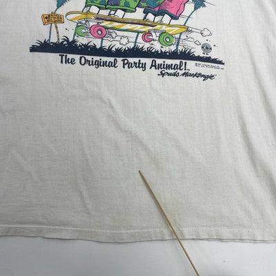 Vintage Bud Light Spuds Mackenzie T-Shirt Size XL Beer Promo