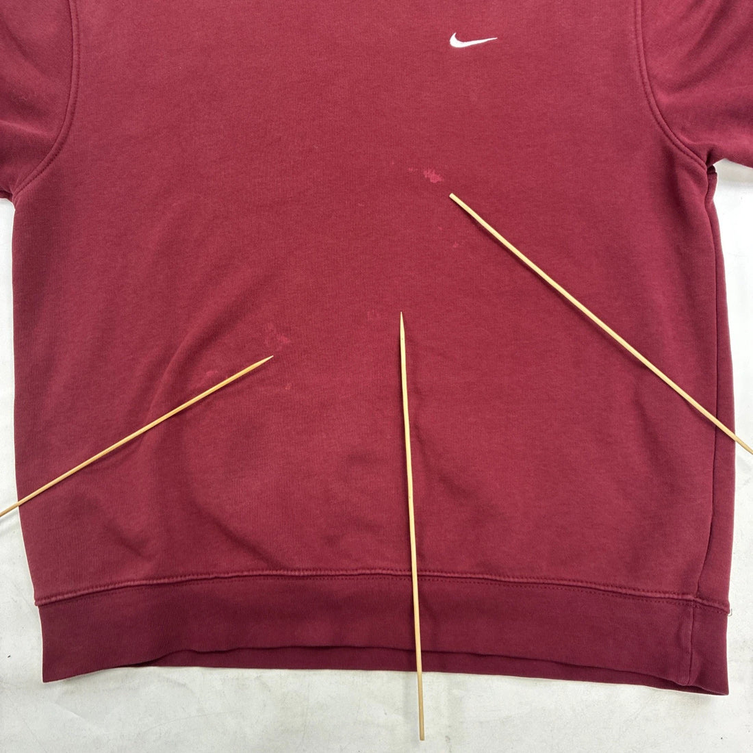 Vintage Nike Crewneck Sweatshirt Size Medium Red Embroidered Swoosh