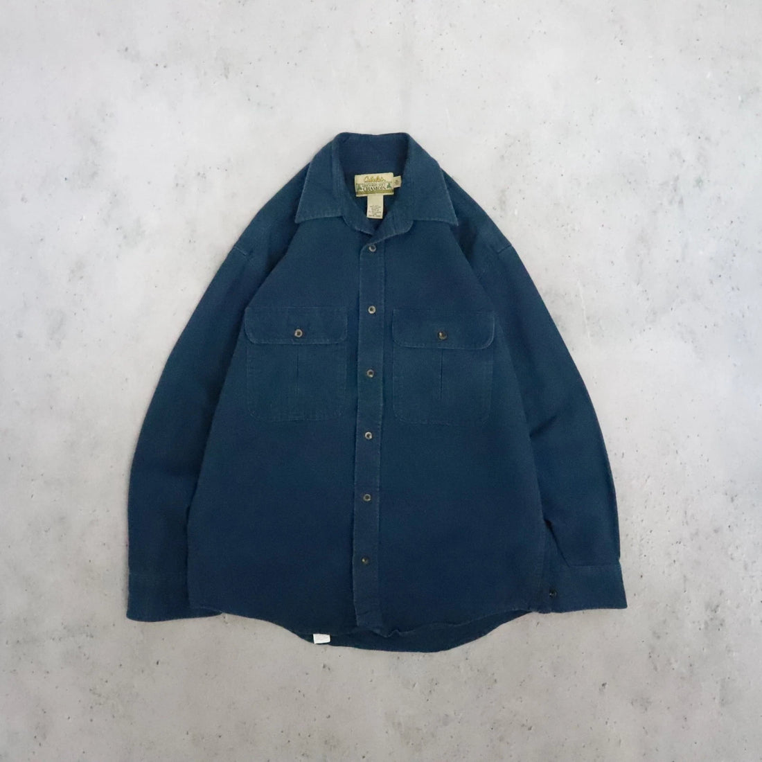 Vintage Cabela's Deerskin Soft Heavyweight Button Up Shirt Size Medium
