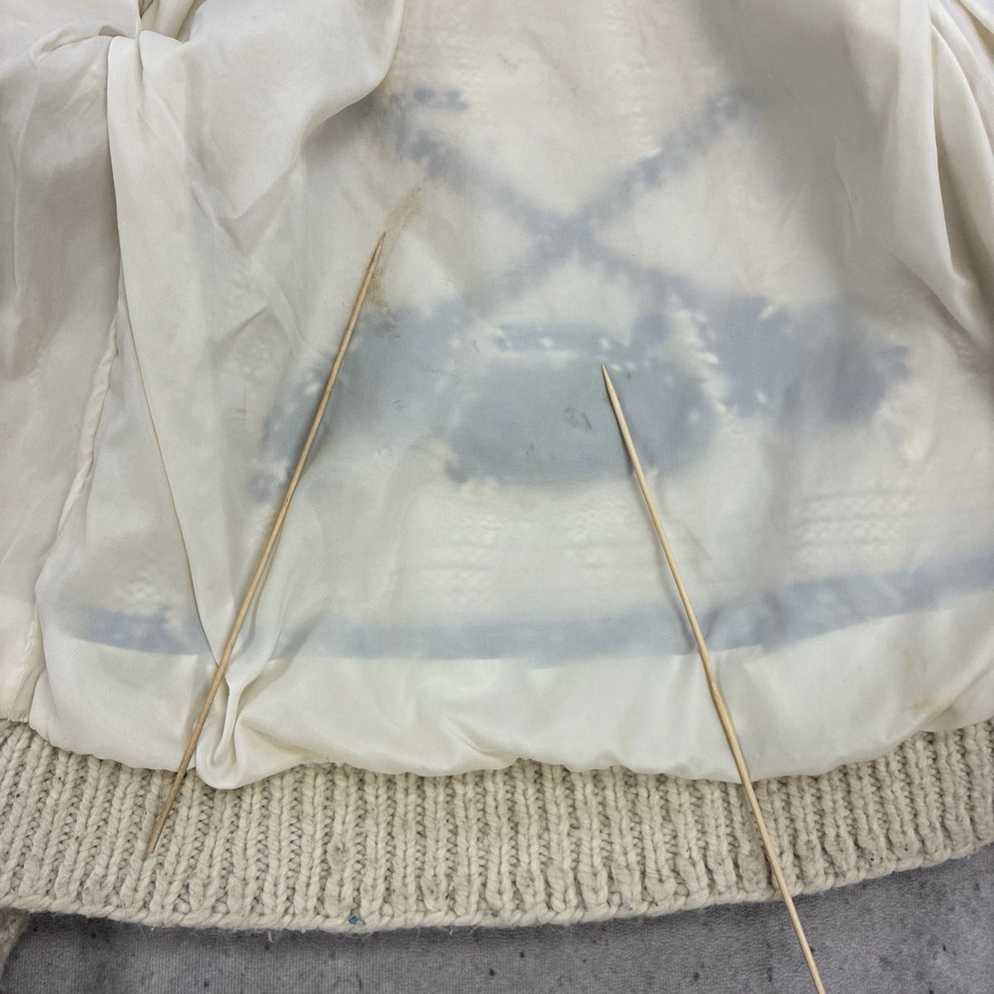 Curling Wool Knit Cowichan Sweater Size Small Vintage