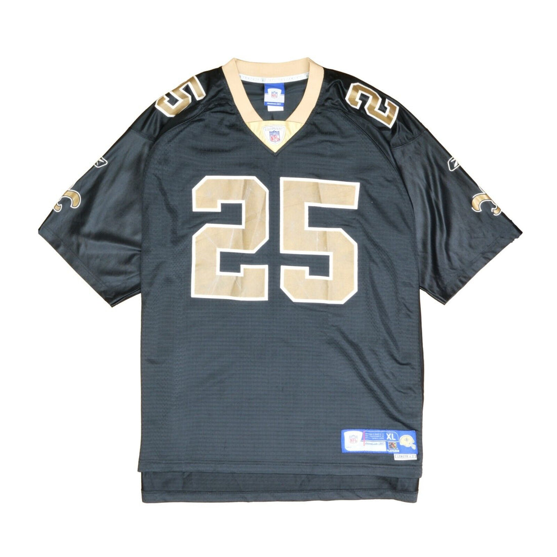 NFL New Orleans Saints Reggie Bush 25 Reebok Black Jersey Youth L