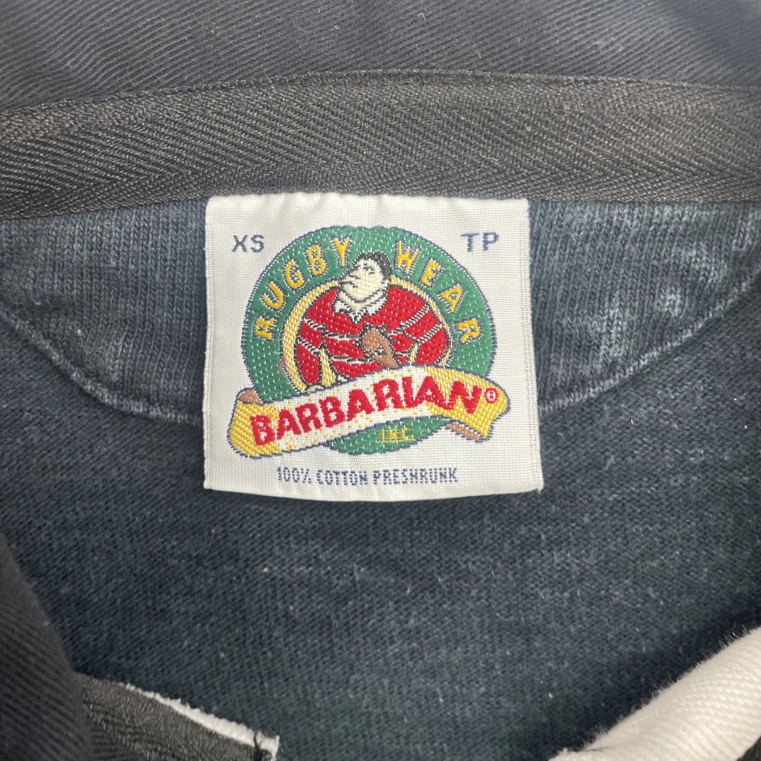 Vintage University Of Guelph Barbarian Rugby Shirt Size XS Long Sleeve