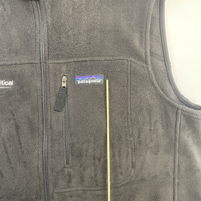 Patagonia Synchilla Fleece Vest Jacket Size Medium Black