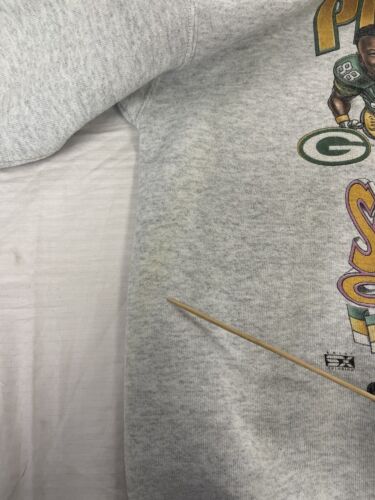 Vintage Green Bay Packers Super Bowl XXXI Champs Sweatshirt Large 1997 90s NFL