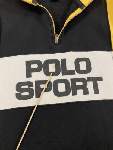 Vintage Polo Sport Ralph Lauren Sweatshirt Size 2XL 1/4 Zip 