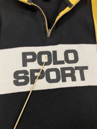Vintage Polo Sport Ralph Lauren Sweatshirt Size 2XL 1/4 Zip Pullover