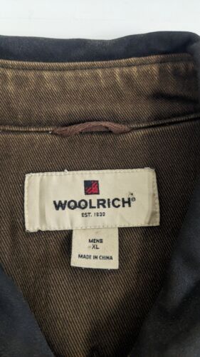 Woolrich Chore Barn Coat Work Jacket Size XL Brown