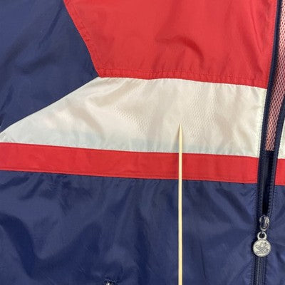 Vintage Adidas Windbreaker Light Jacket Size Medium Blue Red