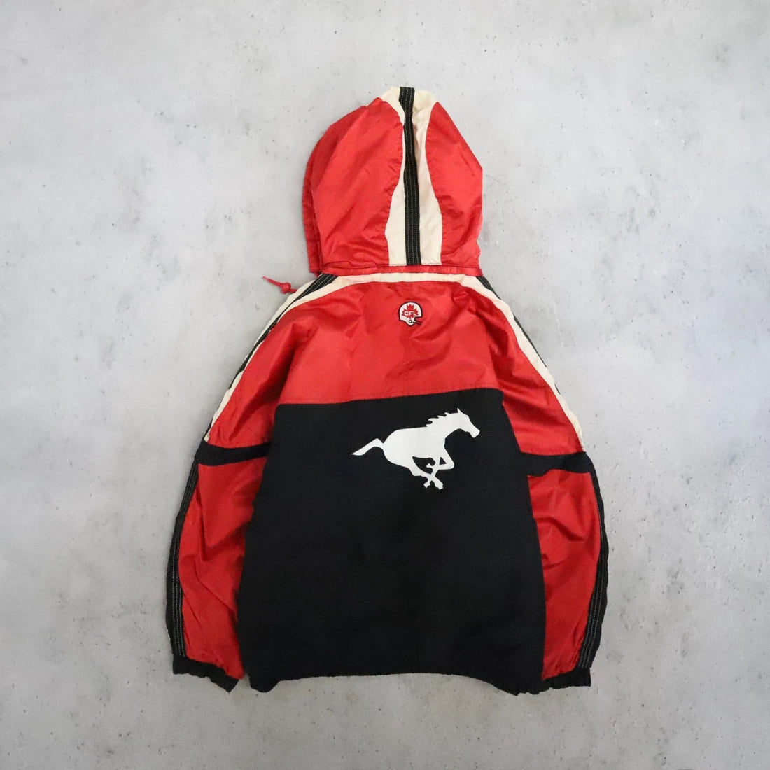 Vintage Calgary Stampeders Starter Puffer Jacket Size XL CFL