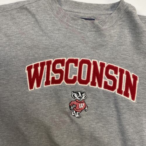 Vintage Wisconsin Badgers Crewneck Sweatshirt Size Medium NCAA