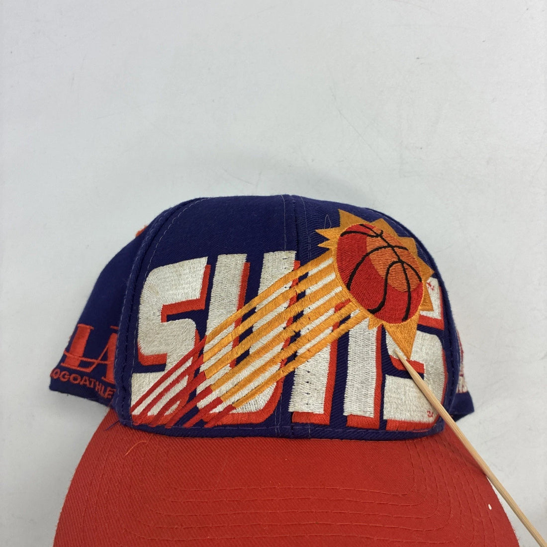 Vintage Phoenix Suns Blockhead Logo Athletic Snapback Hat Cap OSFA NBA