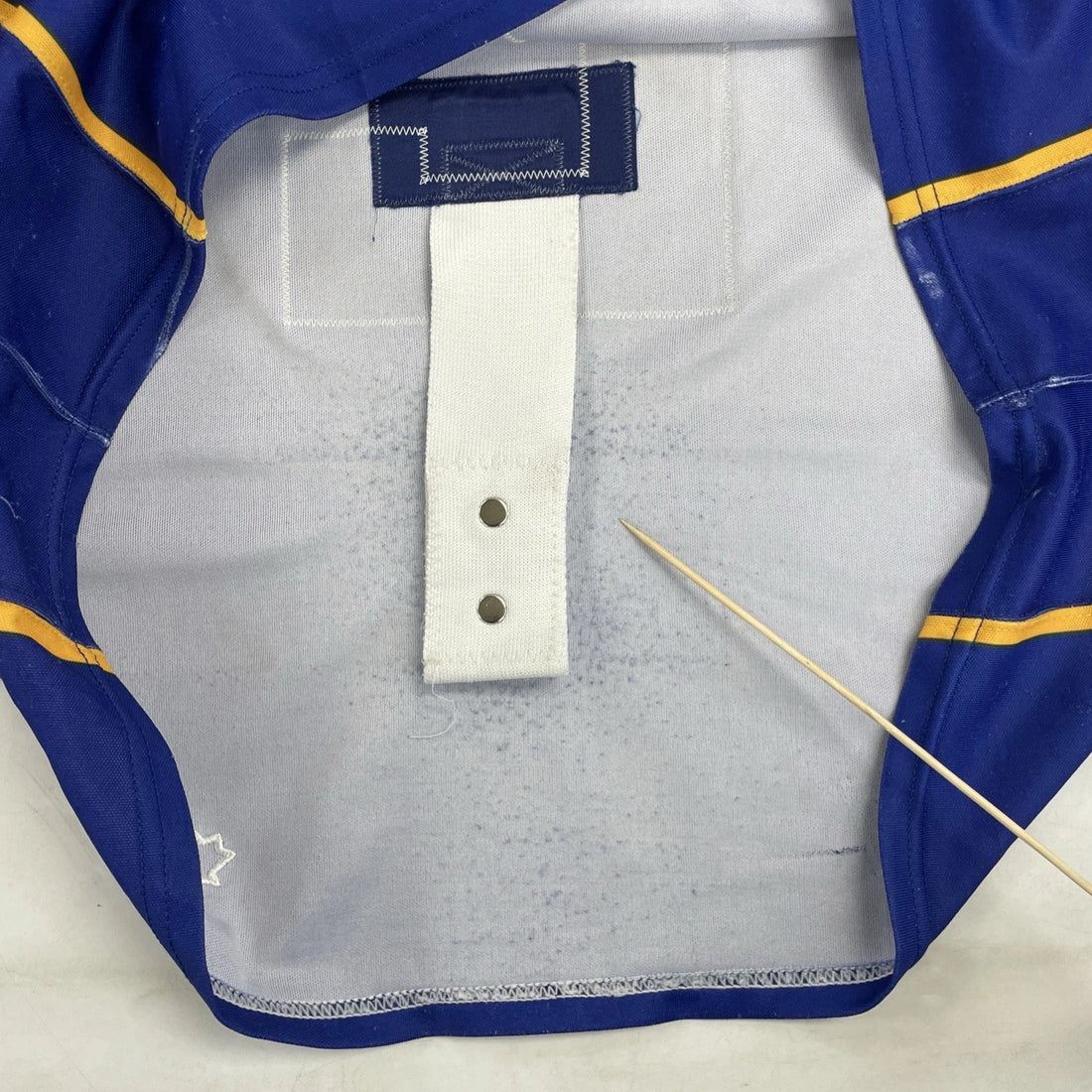 Vintage Warren Wildcats Authentic Hockey Jersey Size 56 Fight Strap