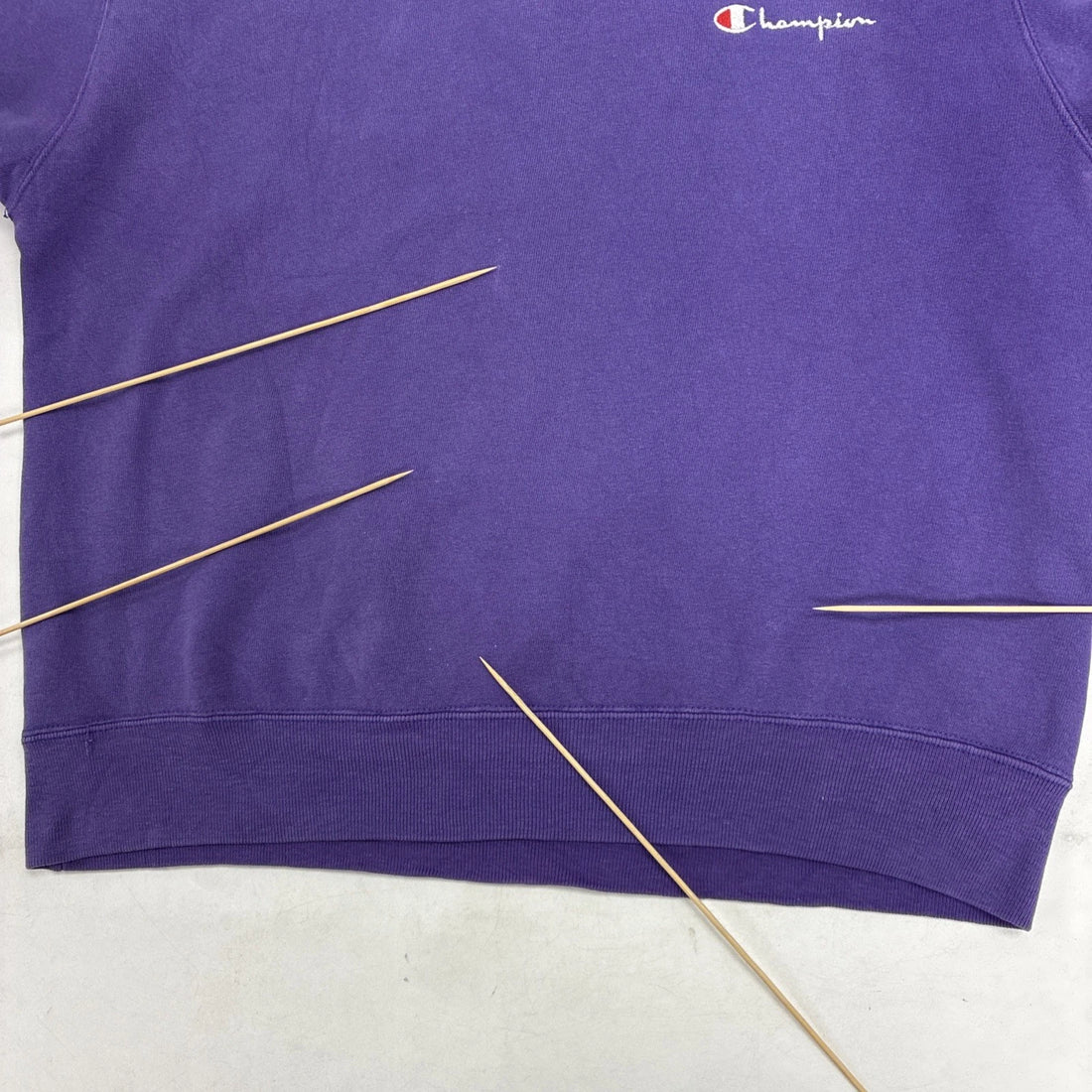 Vintage Champion Crewneck Sweatshirt Size XL Purple 80s