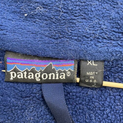 Vintage Patagonia Fleece Lined Bomber Jacket Size XL Red