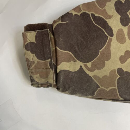Vintage Cabela's Duck Camo Coat Jacket Size Medium Camoflauge