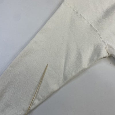 Vintage Blank Champion Reverse Weave Sweatshirt Size Large White 90s