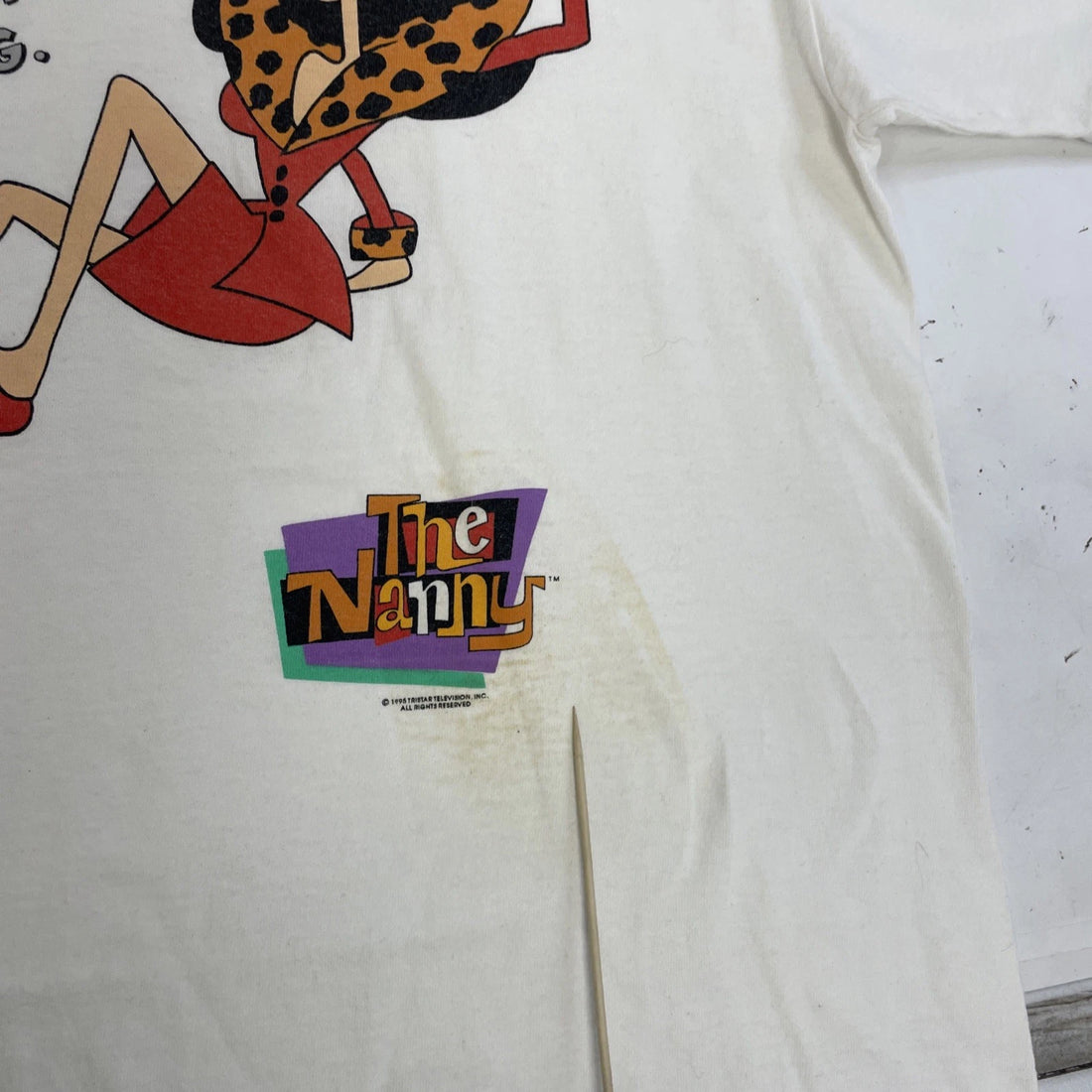Vintage The Nanny Stanley Desantis T-Shirt Size XL 1995 90s