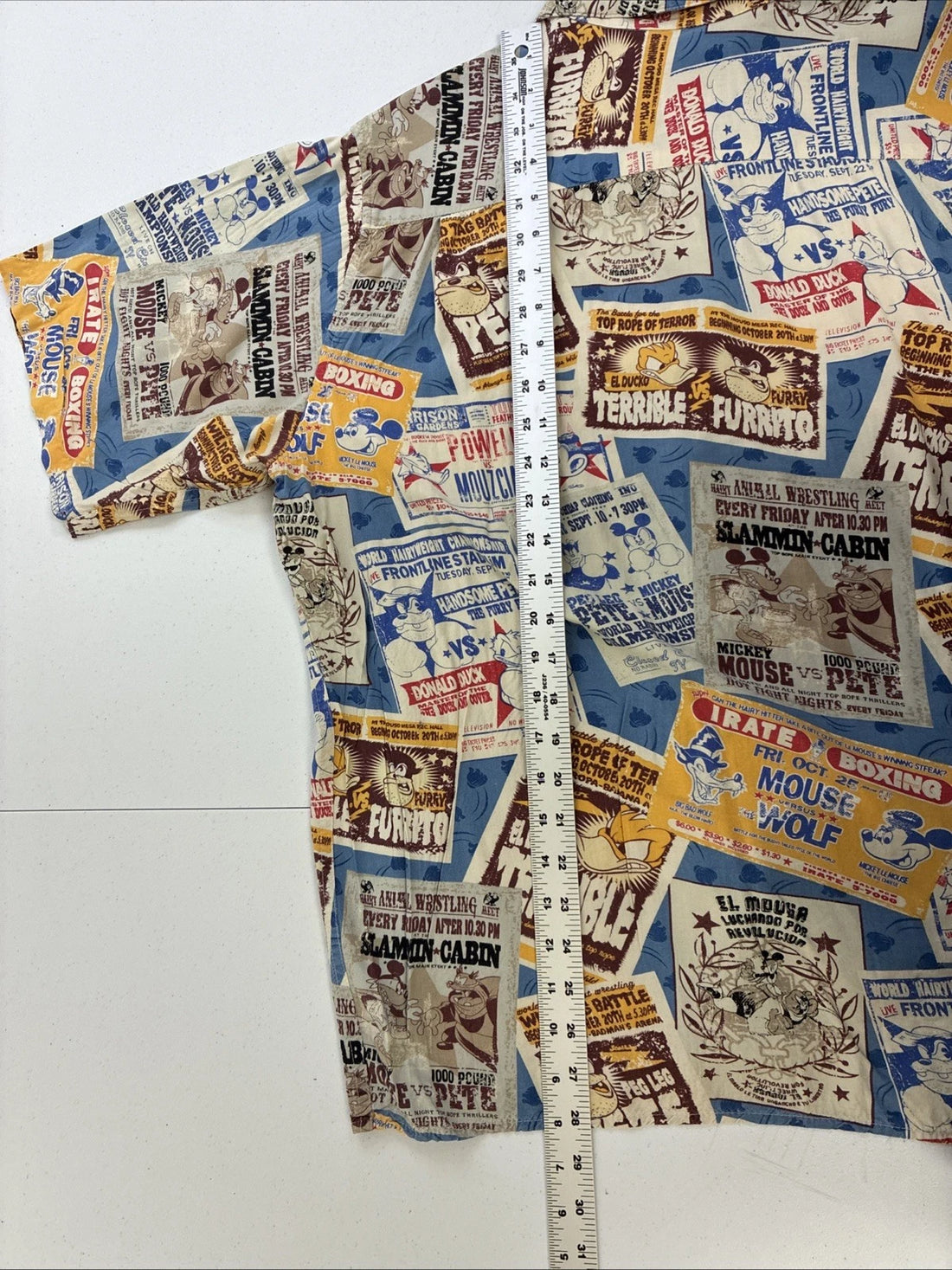 Mickey Mouse Disney Reyn Spooner Hawaiian Shirt Size Large