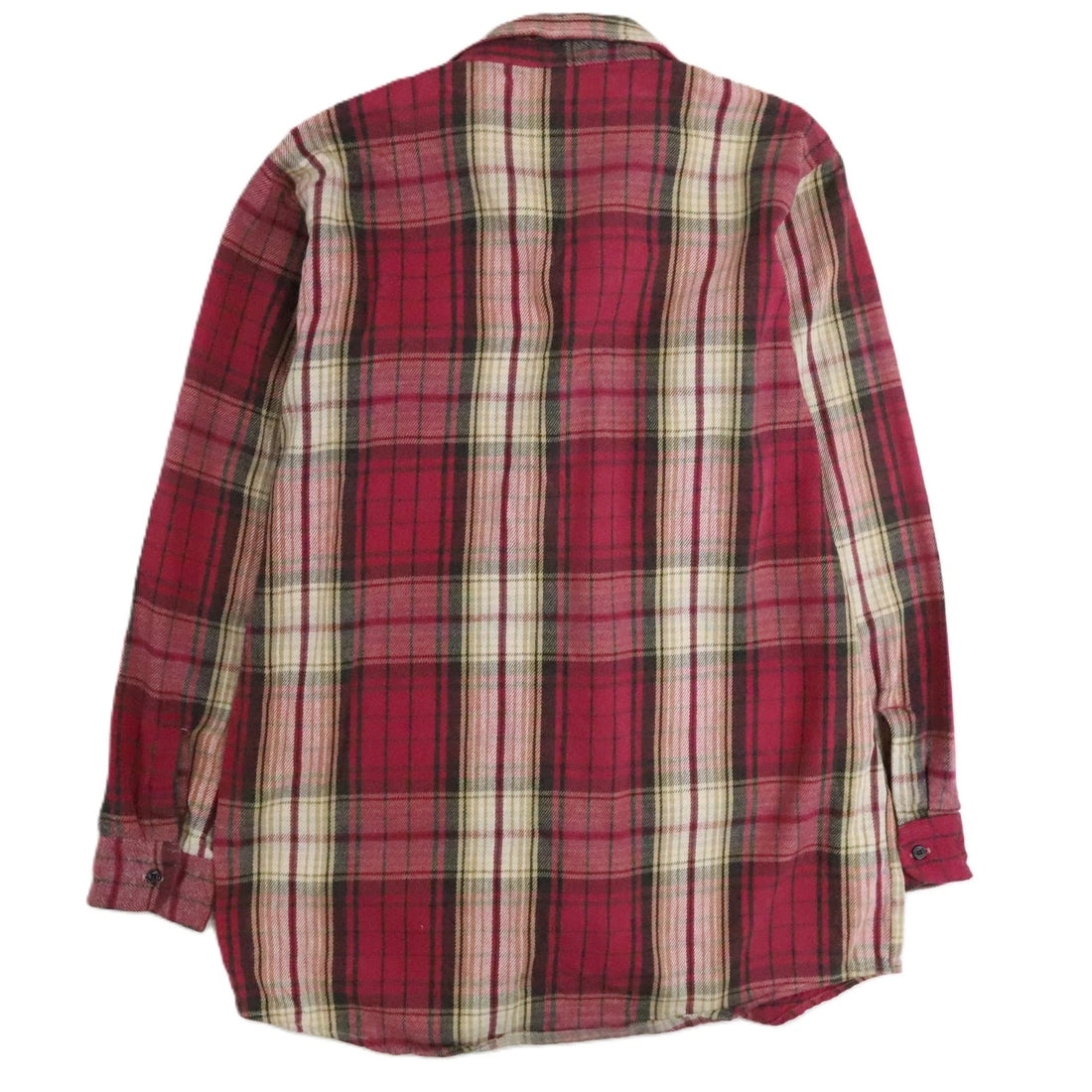 Vintage Osh Kosh Button Up Shirt Size Large Tall Red Plaid