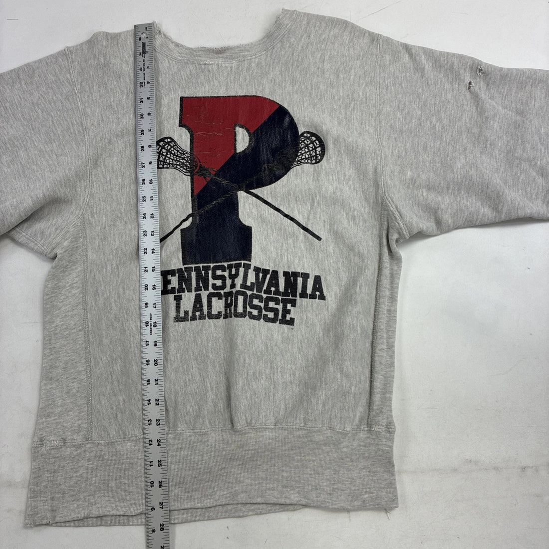 Vintage Pennsylvania Lacrosse Champion Reverse Weave Sweatshirt Large 90s NCAA