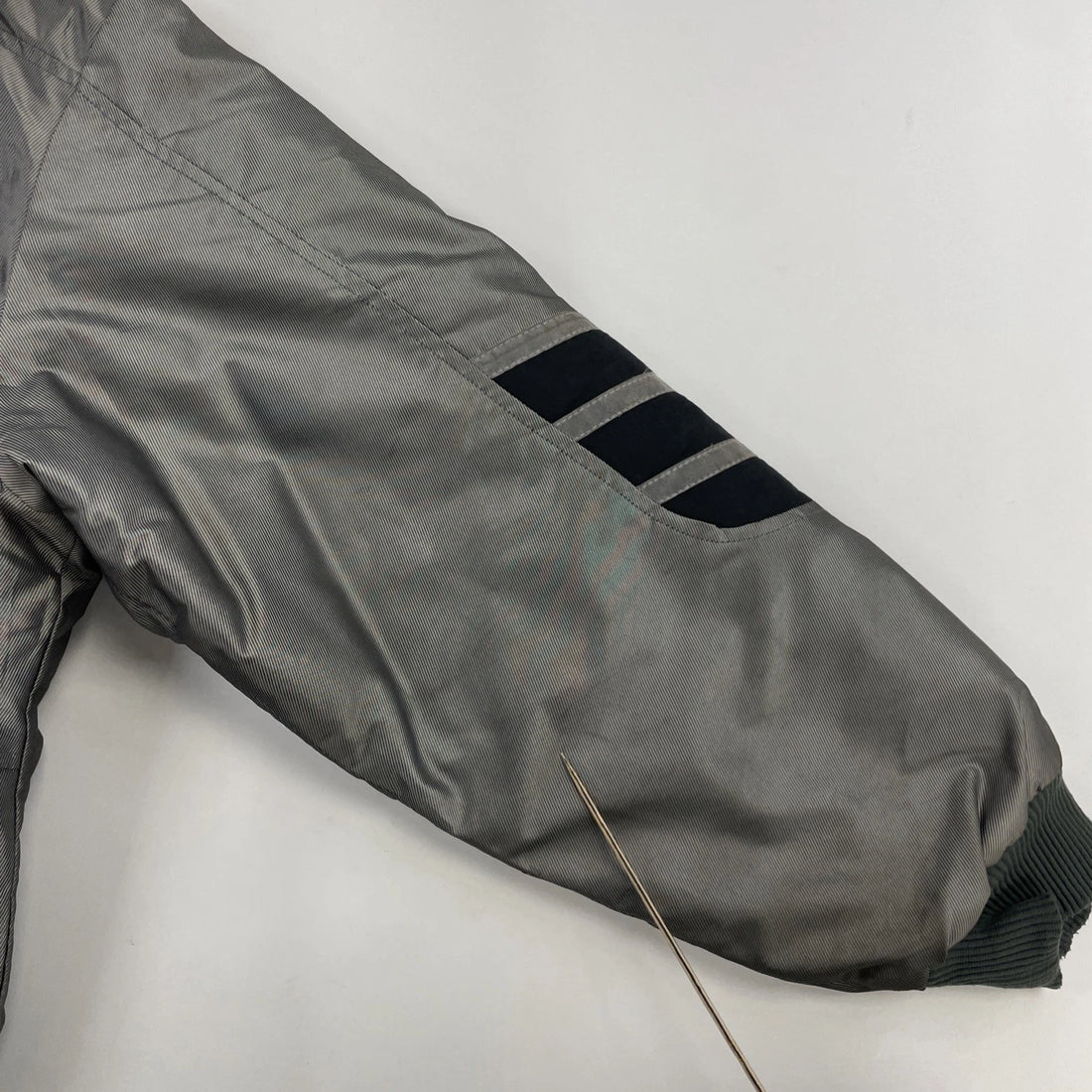 Vintage Ski-Doo Snowmobile Racing Jacket Size 42 Gray Insulated