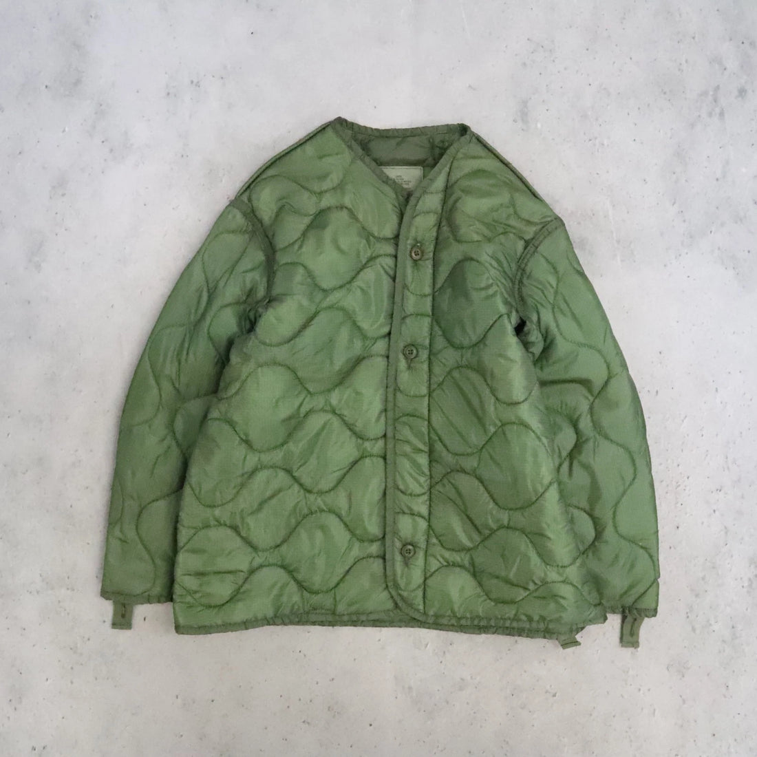 Army Military Quilted Cold Weather Coat Jacket Liner Size Large