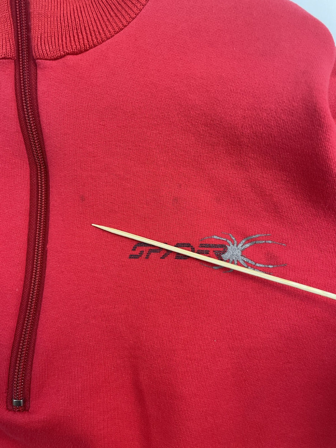 Vintage Spyder Ski Racing 1/2 Zip Sweatshirt Size XL Padded