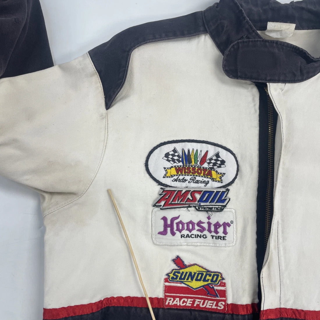Vintage Ace Racing Jacket Size XL Patches
