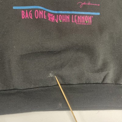 Vintage John Lennon Bag One Sweatshirt Crewneck Size XL 90s