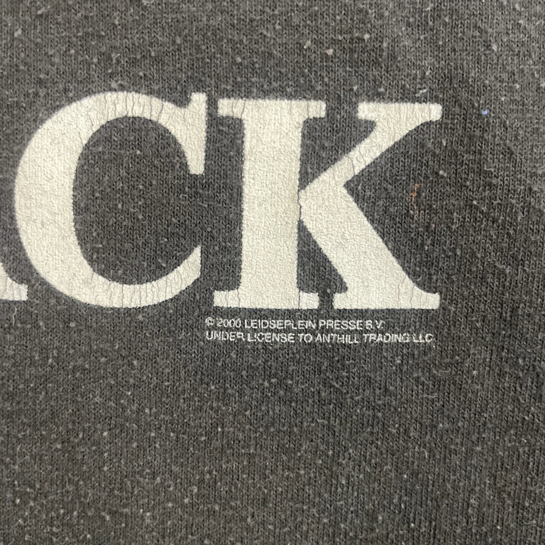 Vintage ACDC Back In Black T-Shirt Size Large 2000
